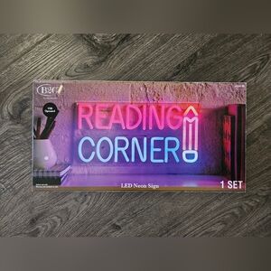 Donating Soon- "Reading Corner" Neon Sign